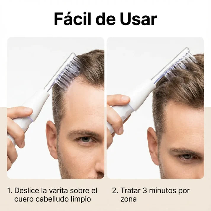 CapilRoot PRO - Recupera tu cabello con Tecnologia Avanzada solo 8 mínutos al día | 🎁 3 accesorios + 🎁 2 E-Books 🎁 ENVÍO GRATIS
