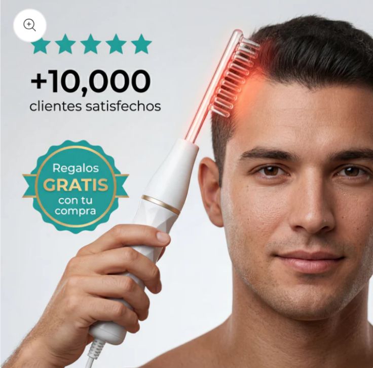 CapilRoot PRO - Recupera tu cabello con Tecnologia Avanzada solo 8 mínutos al día | 🎁 3 accesorios + 🎁 2 E-Books 🎁 ENVÍO GRATIS